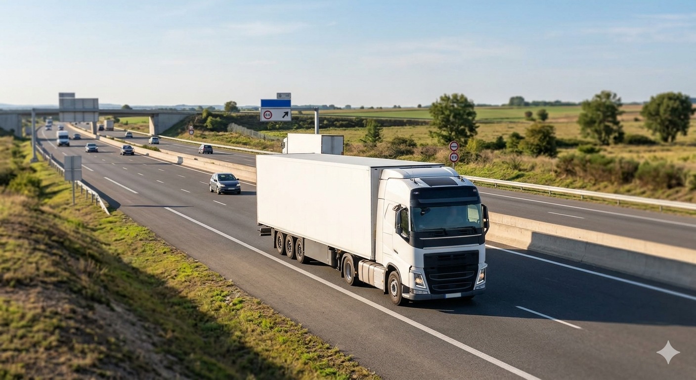 Camion de transport routier